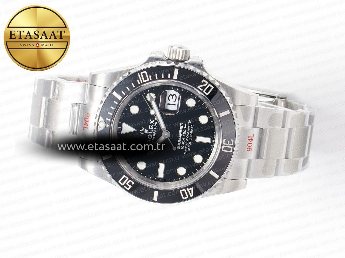 Rolex Submariner 126610LN Black 904L Steel GMF 1:1 Best Edition on SS Bracelet VR3235 V3 - Görsel 9