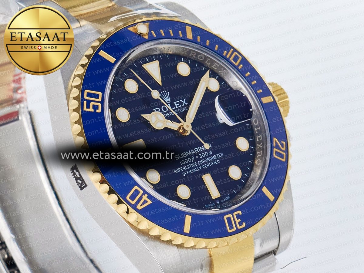 Rolex Submariner 126613 LB 904L SS/YG THBF 1:1 Best Edition Blue Dial On 904L SS/YG Bracelet SH3235 - Görsel 5