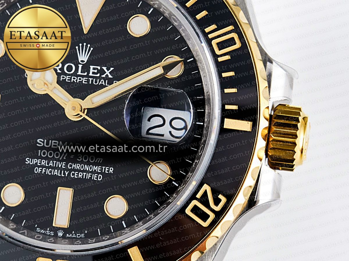 Rolex Submariner 126613 LB Black Ceramic ARF 1:1 Best Edition 904L SS Case and Bracelet SH3235 - Görsel 11
