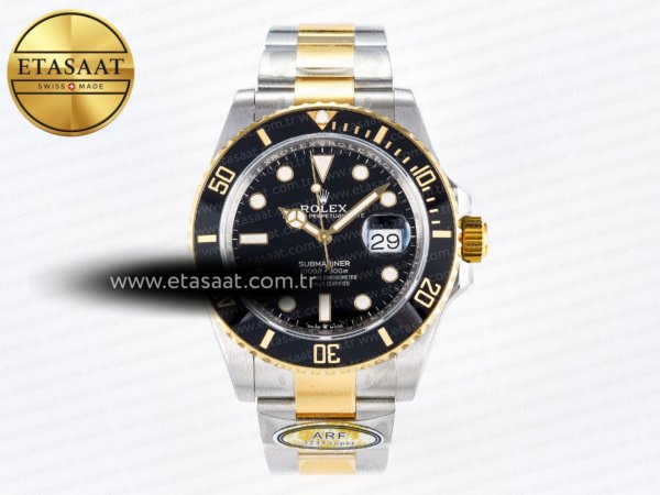 Rolex Submariner 126613 LB Siyah Seramik ARF SH3235 Eta Saat - 1:1 Süper Klon Replika Saat