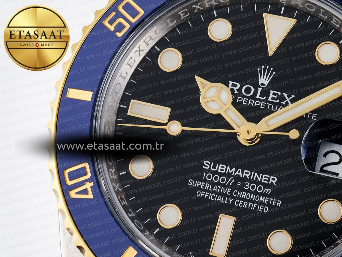 Rolex Submariner 126613 LB Blue Ceramic ARF 1:1 Best Edition 904L SS Case and Bracelet SH3235 - Görsel 12