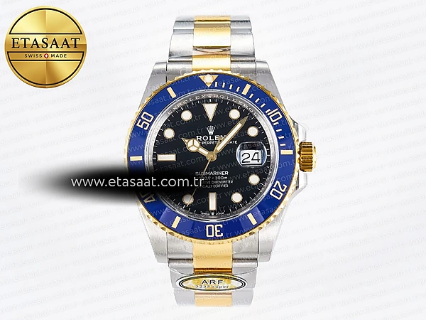 Rolex Submariner 126613 LB Mavi Seramik ARF SH3235 Eta Saat - 1:1 Süper Klon Replika Saat