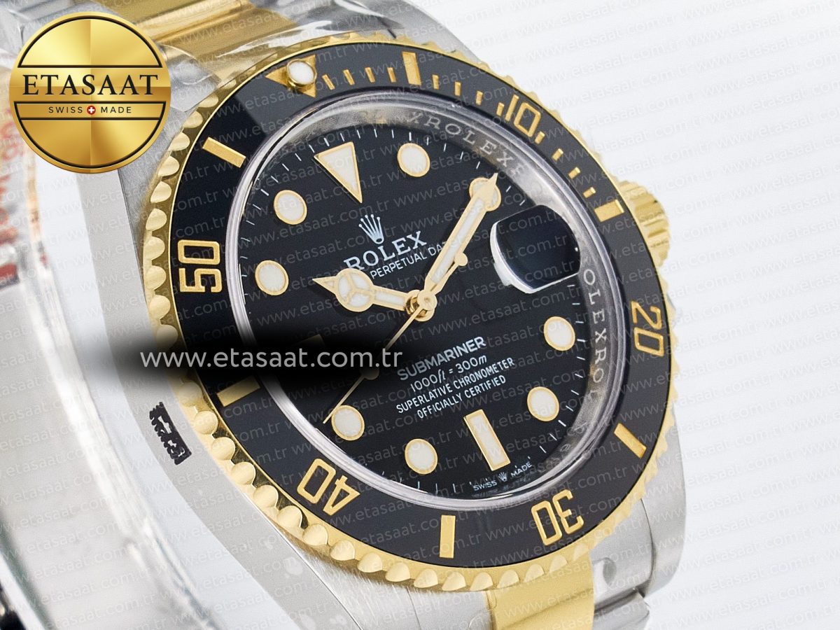 Rolex Submariner 126613 LN 904L SS/YG THBF 1:1 Best Edition Black Dial On 904L SS/YG Bracelet SH3235 - Görsel 5