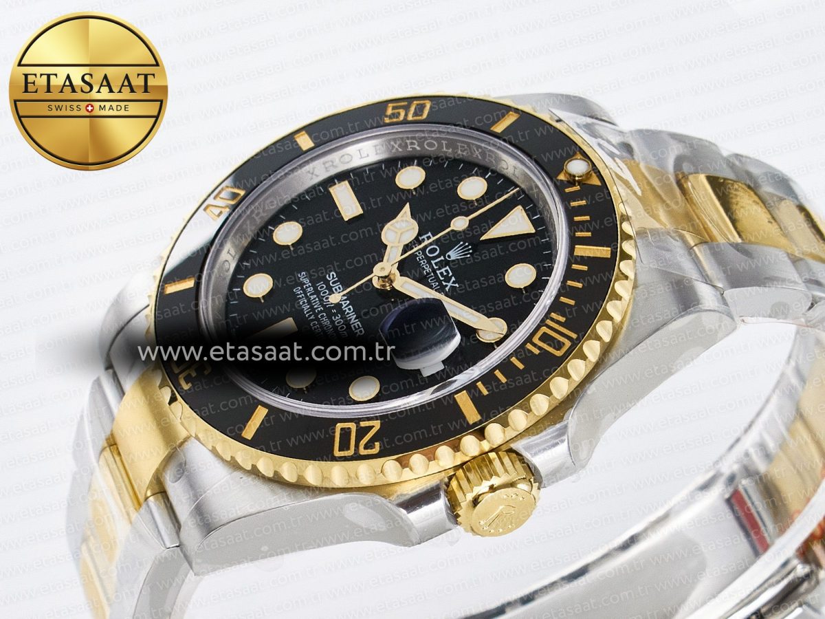 Rolex Submariner 126613 LN 904L SS/YG THBF 1:1 Best Edition Black Dial On 904L SS/YG Bracelet SH3235 - Görsel 6