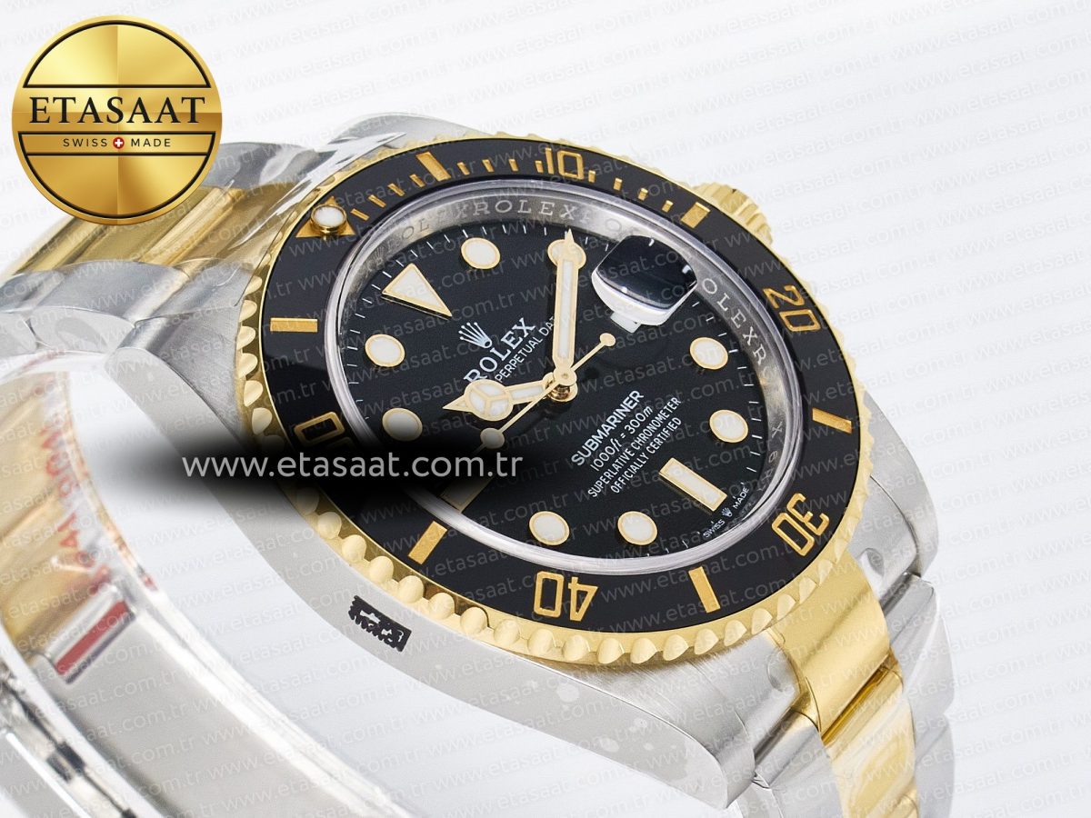 Rolex Submariner 126613 LN 904L SS/YG THBF 1:1 Best Edition Black Dial On 904L SS/YG Bracelet SH3235 - Görsel 7