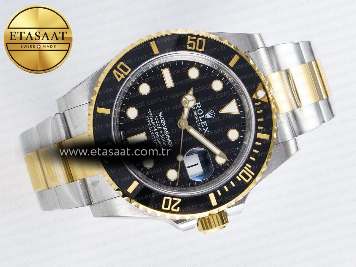 Rolex Submariner 126613 LN 904L SS/YG THBF 1:1 Best Edition Black Dial On 904L SS/YG Bracelet SH3235 - Görsel 8