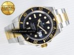 Rolex Submariner 126613 LN 904L SS/YG THBF 1:1 Best Edition Black Dial On 904L SS/YG Bracelet SH3235 - Görsel 8