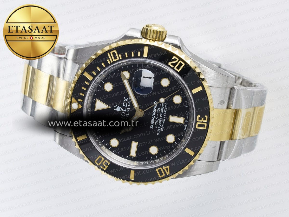 Rolex Submariner 126613 LN 904L SS/YG THBF 1:1 Best Edition Black Dial On 904L SS/YG Bracelet SH3235 - Görsel 9