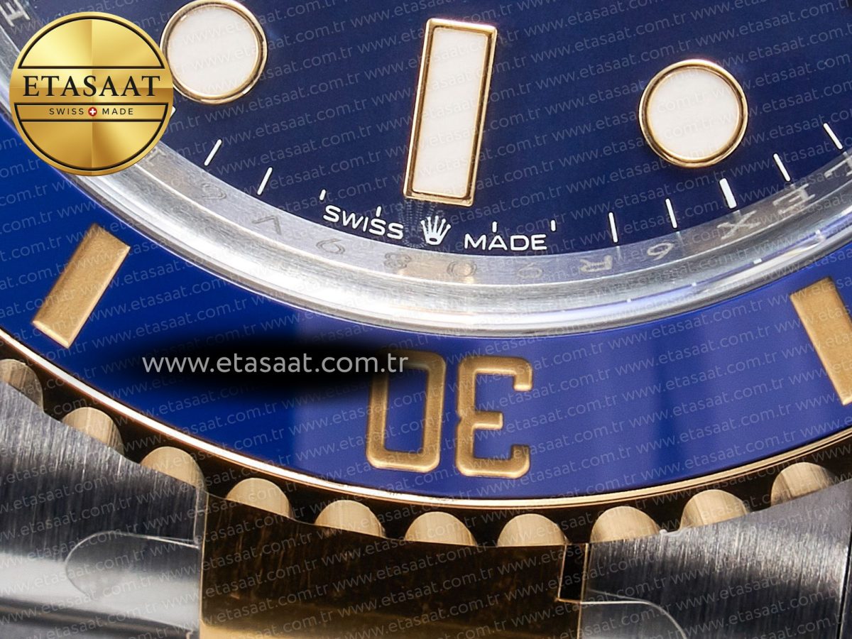 Rolex Submariner 126613LB 41mm Clean 1:1 Best Edition YG/SS Blue Dial VR3235 - Görsel 13