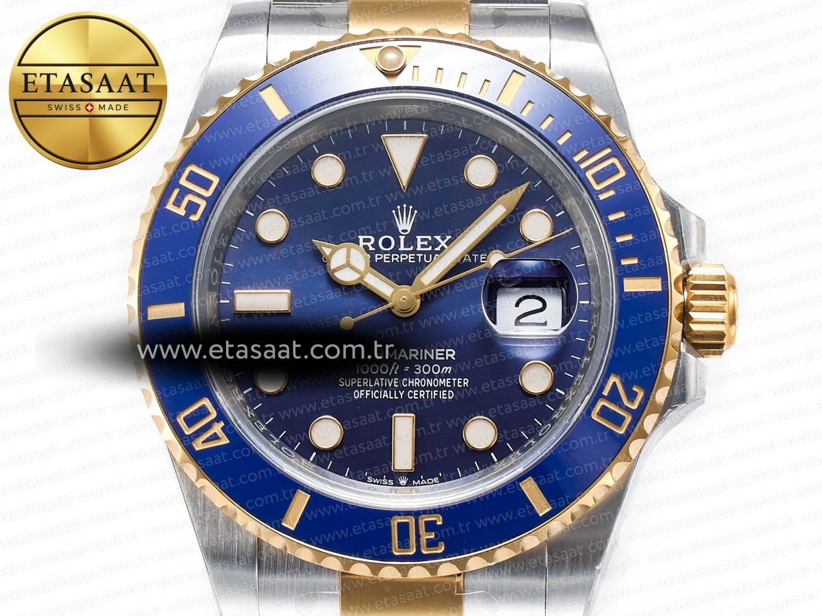 Rolex Submariner 126613LB 41mm Clean 1:1 Best Edition YG/SS Blue Dial VR3235 - Görsel 4