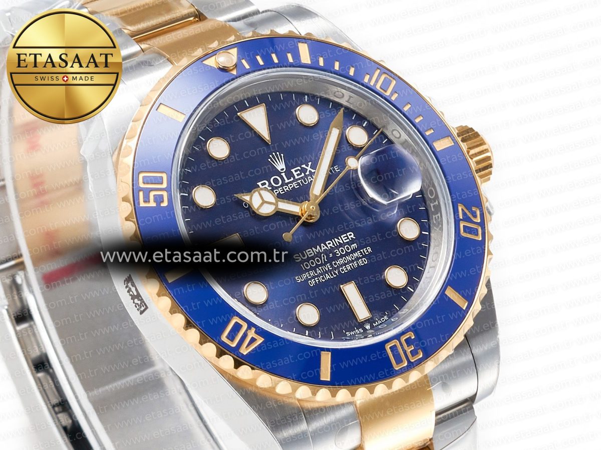 Rolex Submariner 126613LB 41mm Clean 1:1 Best Edition YG/SS Blue Dial VR3235 - Görsel 5