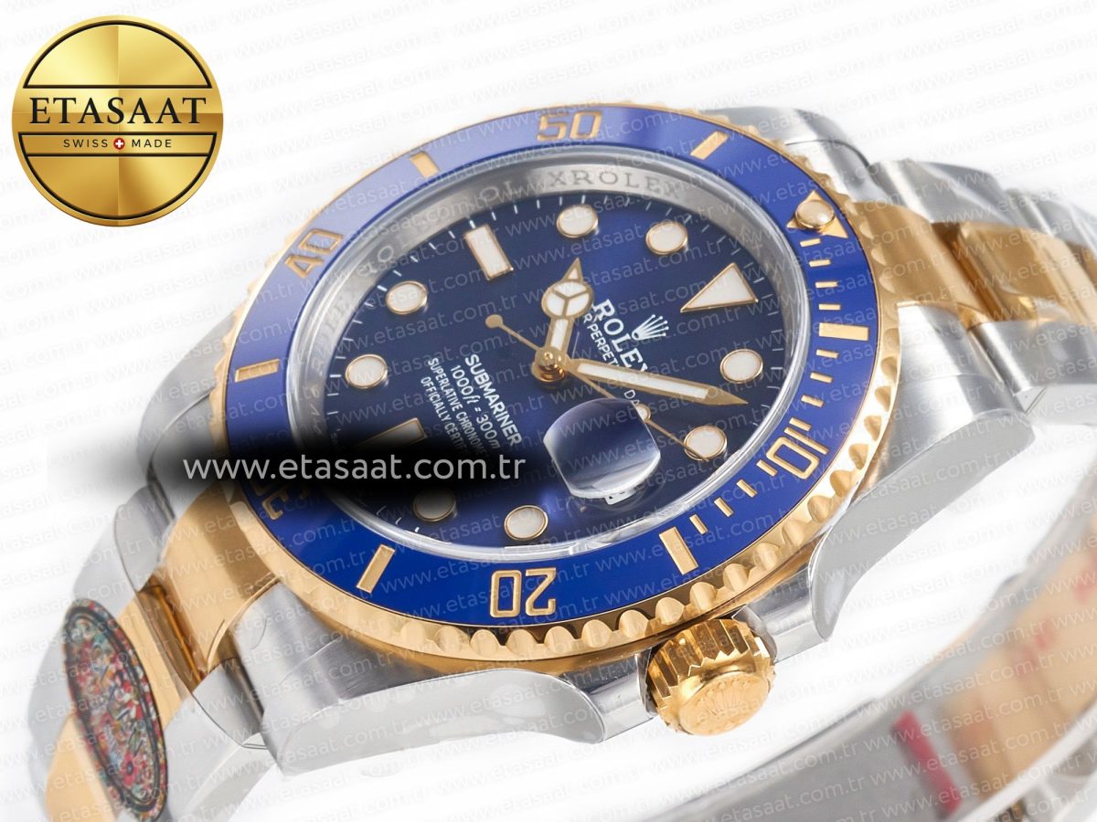 Rolex Submariner 126613LB 41mm Clean 1:1 Best Edition YG/SS Blue Dial VR3235 - Görsel 6