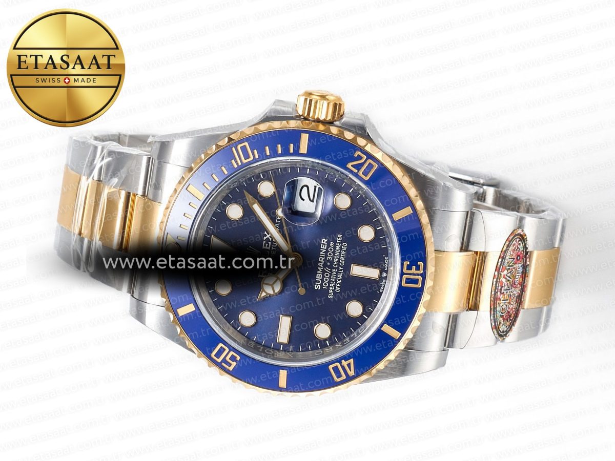 Rolex Submariner 126613LB 41mm Clean 1:1 Best Edition YG/SS Blue Dial VR3235 - Görsel 9