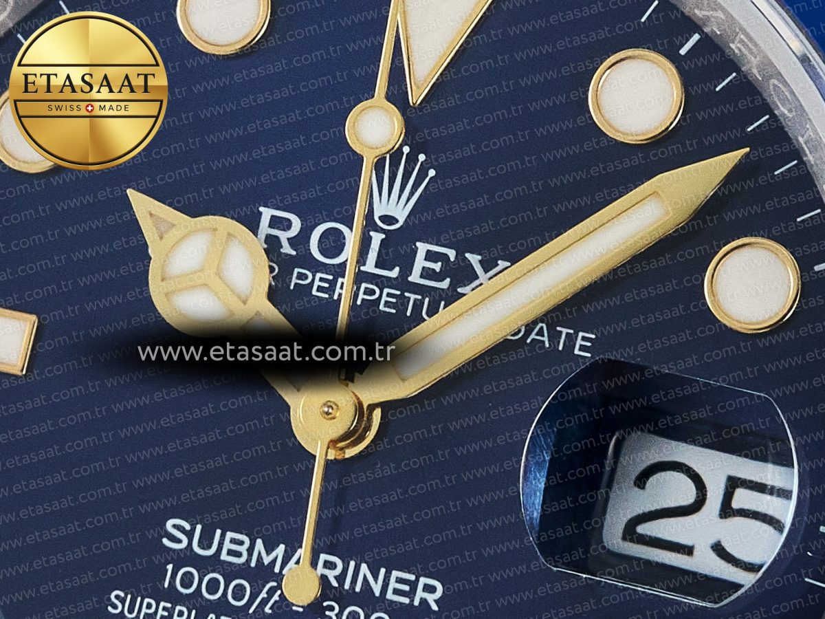 Rolex Submariner 126613LB SS/YG ARF 1:1 Best Edition Steel Blue Dial 904L on SS/YG Oyster Bracelet SH3235 - Görsel 10