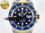 Rolex Submariner 126613LB SS/YG ARF 1:1 Best Edition Steel Blue Dial 904L on SS/YG Oyster Bracelet SH3235 - Görsel 4