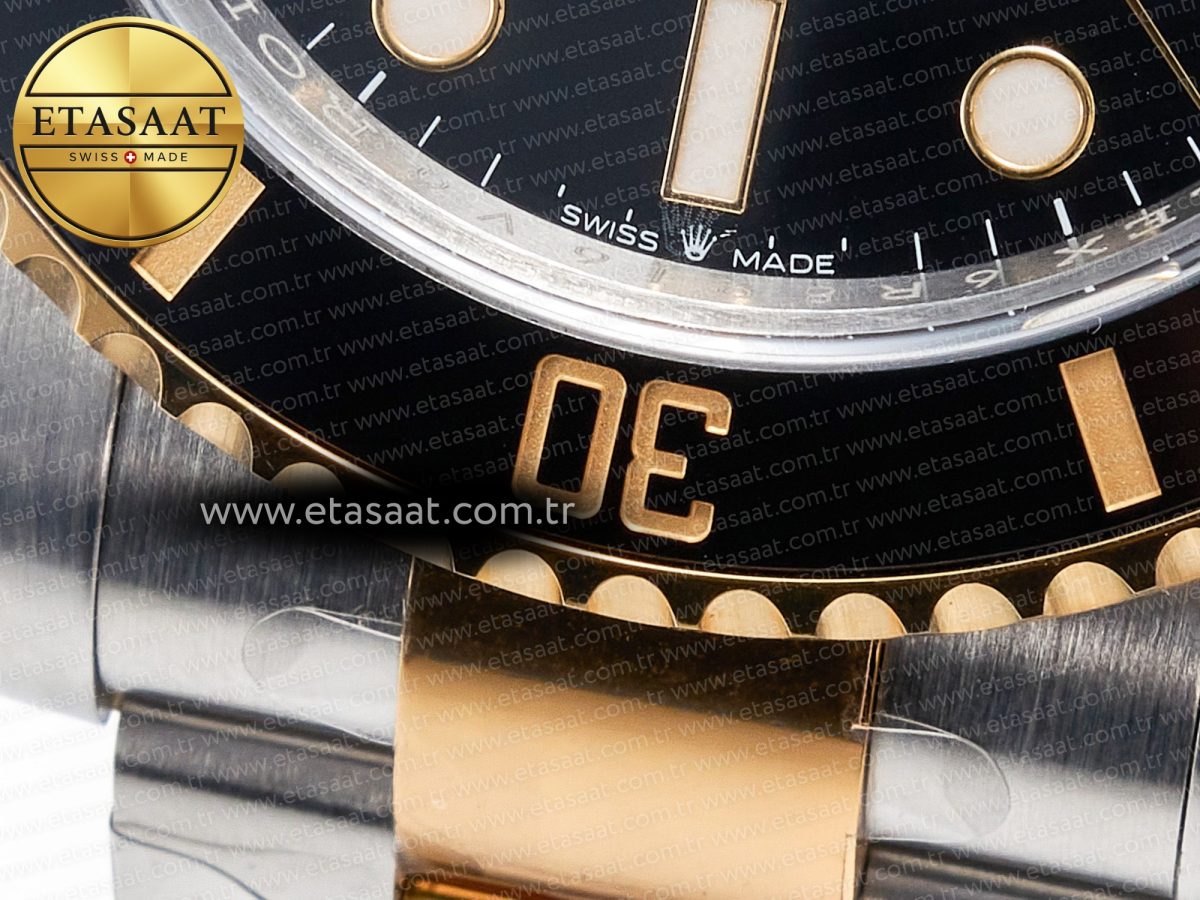 Rolex Submariner 126613LN 41mm Clean 1:1 Best Edition YG/SS Black Dial VR3235 - Görsel 13