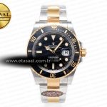 Rolex Submariner 126613LN 41mm Clean Yg/ Siyah VR3235 Eta Saat - Görsel 3 - 1:1 Süper Klon Saat