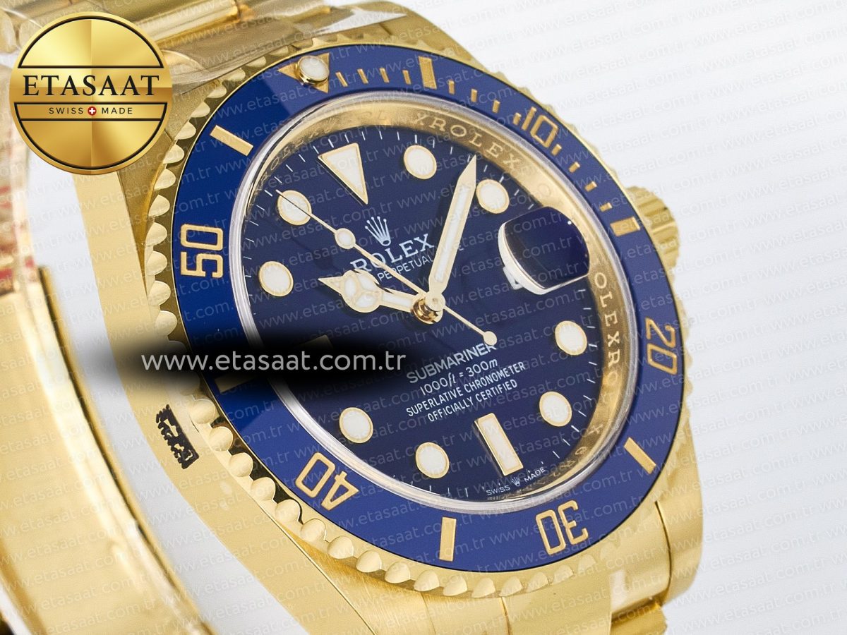 Rolex Submariner 126618 LB YG THBF 1:1 Best Edition Blue Dial On YG Bracelet SH3235 - Görsel 5