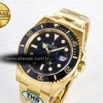 Rolex Submariner 126618 LN YG THBF 1:1 Best Edition Black Dial On YG Bracelet SH3235