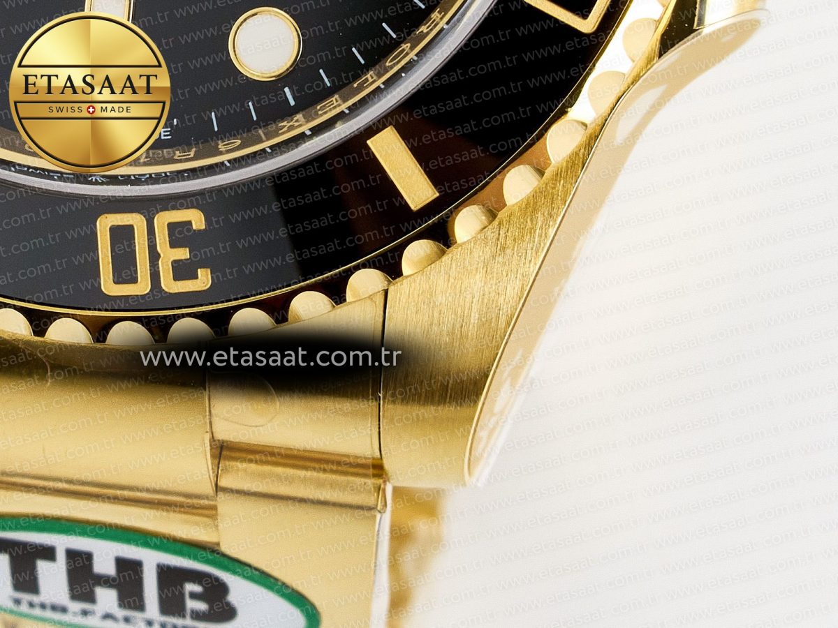 Rolex Submariner 126618 LN YG THBF 1:1 Best Edition Black Dial On YG Bracelet SH3235 - Görsel 13