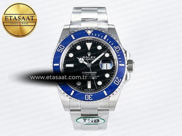 Rolex Submariner 126619 LB THBF Siyah Kadran Bilezik SH3235 Eta Saat - 1:1 Süper Klon Replika Saat
