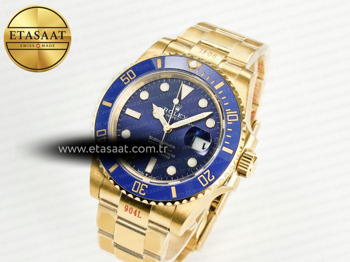 Rolex Submariner 41mm 126618 LB YG Blue Ceramic 904L Steel VSF 1:1 Best Edition VS3235 - Görsel 2
