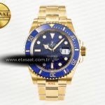 Rolex Submariner 41mm 126618 LB YG Mavi Seramik VSF VS3235 Eta Saat - Görsel 3 - 1:1 Süper Klon Saat
