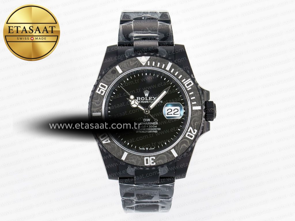 Rolex Submariner DIW Dlc VSF Eta Saat - Görsel 3 - 1:1 Süper Klon Saat