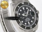 Rolex Submariner DIW Sandblasted Black Carbon Dial on SS VS3135 - Görsel 5