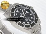 Rolex Submariner DIW Sandblasted Black Carbon Dial on SS VS3135 - Görsel 7