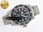Rolex Submariner DIW Sandblasted Black Carbon Dial on SS VS3135 - Görsel 8