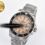Rolex Submariner DIW Sandblasted  Brown Dial on SS VS3135
