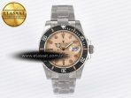 Rolex Submariner DIW Sandblasted Brown Dial on SS VS3135 - Görsel 3