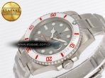 Rolex Submariner DIW Sandblasted Gray Dial White Ceramic Bezel on SS VS3135 - Görsel 6