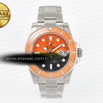 Rolex Submariner DIW Kumlama Turuncu Seramik VS3135 Eta Saat - Görsel 3 - 1:1 Süper Klon Saat