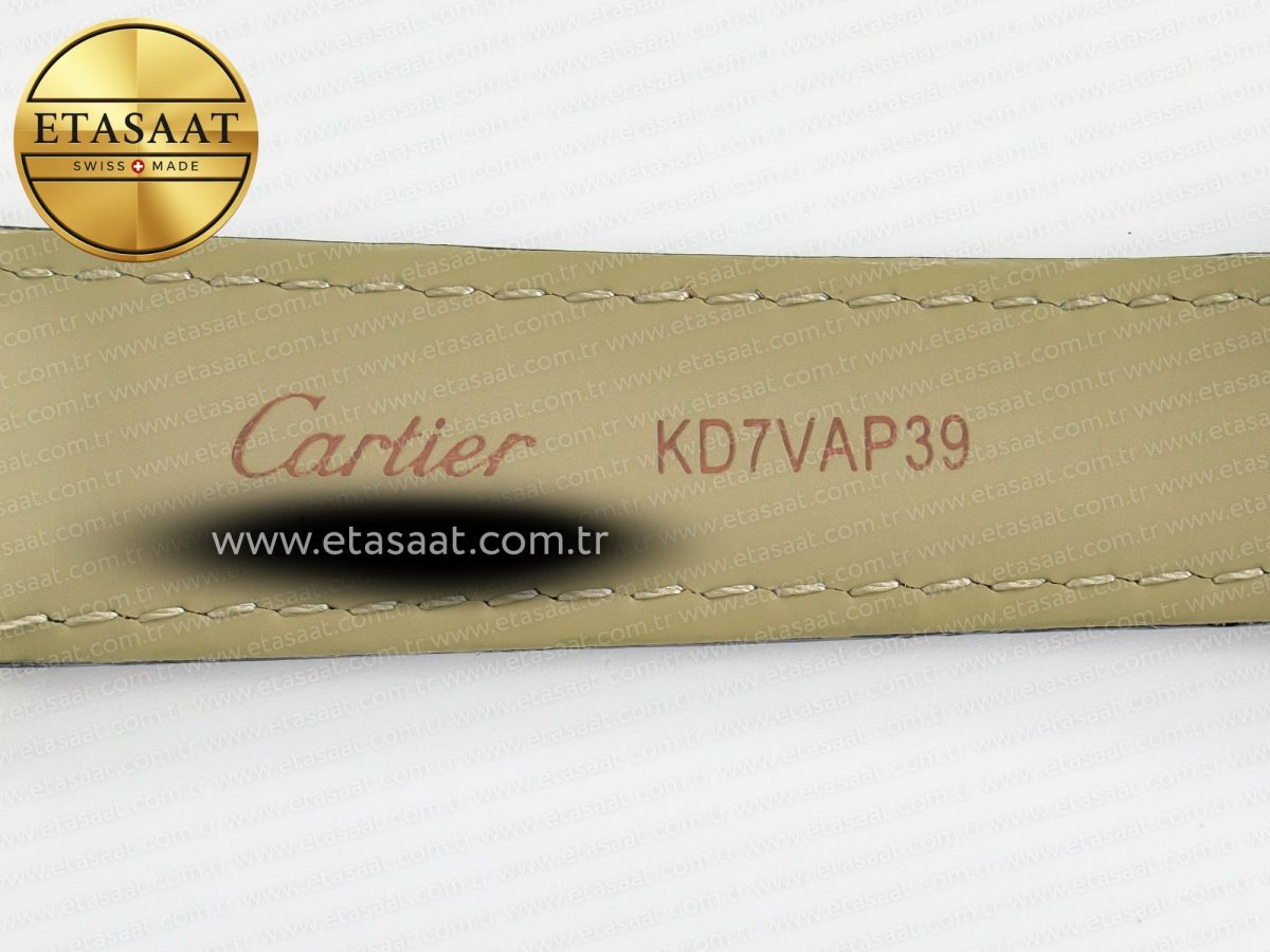 Cartier Tank Louis Cartier Large YG 33.7mm DRF 1:1 Best Edition Black Dial on Black Leather Strap Swiss Quartz - Görsel 19