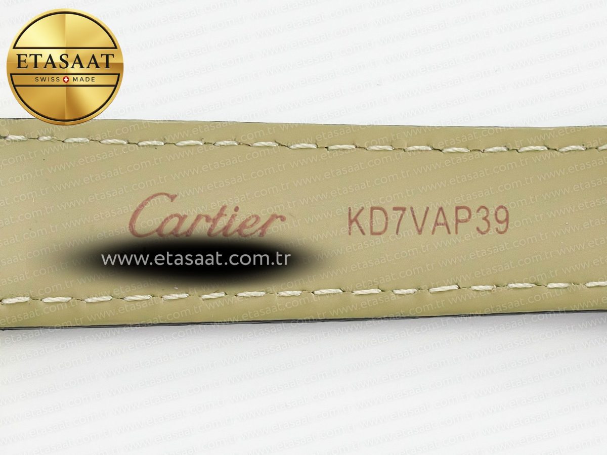 Cartier Tank Louis Cartier Small YG 29mm DRF 1:1 Best Edition Black Dial on Black Leather Strap Swiss Quartz - Görsel 19