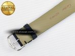 Cartier Tank Must Large SS 33.7mm DRF 1:1 Best Edition White Dial Diamonds Bezel on Black Calfskin Strap Swiss Quartz - Görsel 18