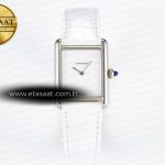 Cartier Tank Must Büyük 33.7mm Drf Beyaz Kadran Quartz V2 Eta Saat - Görsel 3 - 1:1 Süper Klon Saat