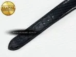 Cartier Tank Must Large YG 33.7mm DRF 1:1 Best Edition YG Dial on Black Leather Strap Swiss Quartz - Görsel 17