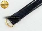 Cartier Tank Must Large YG 33.7mm DRF 1:1 Best Edition YG Dial on Black Leather Strap Swiss Quartz - Görsel 18