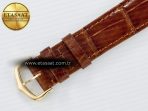 Cartier Tank Must Large YG 33.7mm DRF 1:1 Best Edition YG Dial on Black Leather Strap Swiss Quartz - Görsel 18