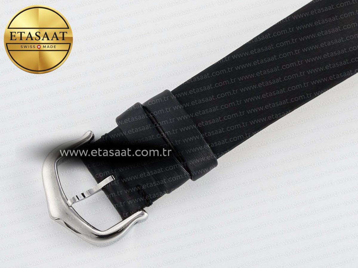Cartier Tank Must Small SS 29mm DRF 1:1 Best Edition White Dial Diamonds Bezel on Black Calfskin Strap Swiss Quartz - Görsel 17
