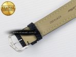 Cartier Tank Must Small SS 29mm DRF 1:1 Best Edition White Dial on Black Leather Strap Swiss Quartz - Görsel 18
