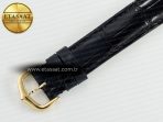 Cartier Tank Must Small YG 29mm DRF 1:1 Best Edition YG Dial on Black Leather Strap Swiss Quartz - Görsel 17