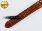 Cartier Tank Must Small YG 29mm DRF 1:1 Best Edition YG Dial on Brown Leather Strap Swiss Quartz - Görsel 16