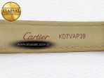 Cartier Tank Must Small YG 29mm DRF 1:1 Best Edition YG Dial on Brown Leather Strap Swiss Quartz - Görsel 19