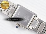 Cartier Tank Must SS 33.7mm DRF 1:1 Best Edition White Dial on SS Bracelet Jap Quartz - Görsel 15