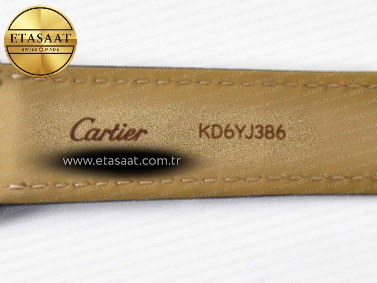 Cartier Tank Solo Ladies 33.7mm SS AF 1:1 Best Edition White Dial on Black Leather Strap Ronda Quartz - Görsel 17