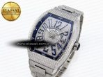 Franck Muller Diamonds Blue Dial on Diamonds A2824